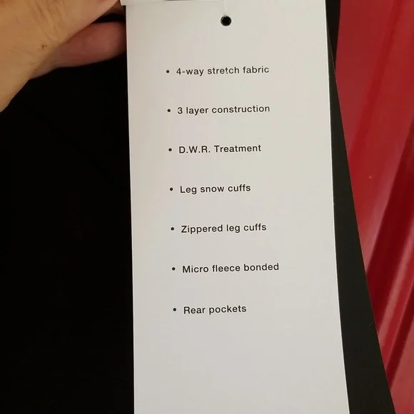 NWT Iceburg Soft Shell Snow Pants size medium - Picture 6 of 12